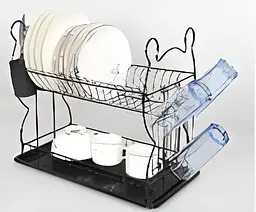 Сушка для посуду Dish Rack WL 2606 S чорна