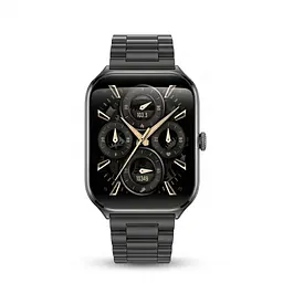Смарт-годинник Lemfo FitCloudPro MT61 AMOLED Black (FCP000MT61B) - мініатюра 2