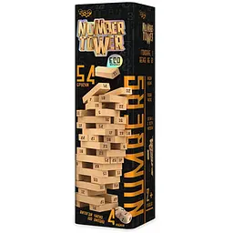 Настільна гра Danko Toys Джанга Number Tower (укр.) (NT-01U)