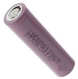Акумулятор високострумовий Li-ion 18650 2800mAh INR18650 MG1 - мініатюра 2