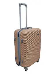 Валіза середня M ABS-пластик Milano bag 004 66×44×28,5см 75л Шампань - мініатюра 2