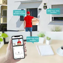 IP-камера вулична з подвійним об'єктивом XON SmartCam Wi-Fi 1080P (NCWEW22VW 7416) Біла - мініатюра 6