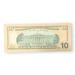 Купюри сувенірні номіналом 10 доларів США 100 шт. - мініатюра 4