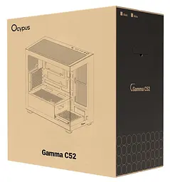 Корпус OCYPUS GAMMA C52 BK (GAMMA-C52-BKD000XX-GL) Без БП - мініатюра 10
