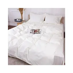 Постільна білизна MirSon Poplin Line 002 Milky White 2 x 160 x 220 (2200006277835)