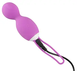 Вагінальні кульки Sweet Smile Remote Controlled Rotating Love Balls, 16 см, фіолетовий - мініатюра 6