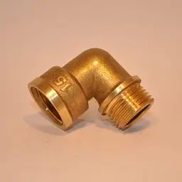 Коліно перехідне Lexline К.0122-В 1/2" ВН посилене латунь 30412 - мініатюра 3