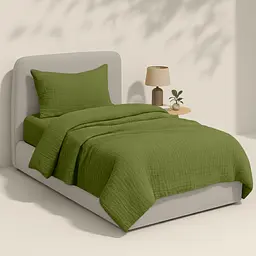Дитяча постіль Cosas Avocado без простирадла муслін 110х140 см (Set_Muslin_020Avocado_140_2) - мініатюра 2