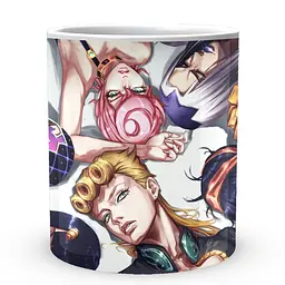 Кухоль GeekLand Неймовірні пригоди ДжоДжо JoJo's Bizarre Adventure Банда Буччеллати в Passione JJ 02.425 330 мл білий - мініатюра 2