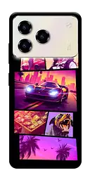 TPU чехол Demsky GTA vibes для ZTE Blade A76