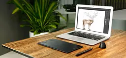 Huion Графічний планшет 6.3"x3.9" H640P, microUSB, чорний - мініатюра 3