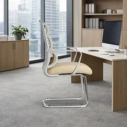 Крісло Mealux Easy Static Beige (арт. HF-L10 F/BR) - мініатюра 3