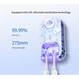 Стерилізатор для зубних щіток DOCO Disinfect Toothbrush Holder White (DH001) [162631] - мініатюра 2