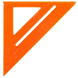 Кутник вимірювальний будівельний тесляр Mastertool 180 мм пластиковий