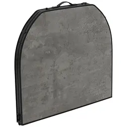 Стіл Bo-Camp Northgate Oval 150x80 cm Black/Grey (1404188) - мініатюра 10
