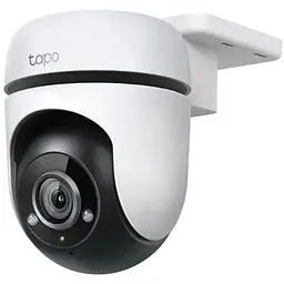 IP-камера TP-Link Tapo C500 біла/чорна 3 Мп (1920x1080/15 fps) 1/3" CMOS H.264 Wi-Fi (2.4 GHz) день/ніч ІЧ-підсвічування 850 нм до 30 м двосторонній аудіозв'язок microSD IP65 iOS 10+/Android 5.0+