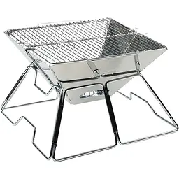 Мангал AceCamp Charcoal BBQ Grill To Go Medium Сріблястий
