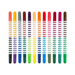Фломастери Kite Creative двосторонні 12 кольорів (K-1151) - мініатюра 2