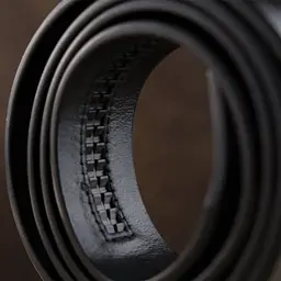 Ремінь чоловічий з пряжкою дрібний ромб 20285 Vintage чорний 105-120 см - мініатюра 7