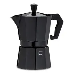 Кавоварка гейзерна KELA Italia 150 мл 3 чашки (10553) чорна