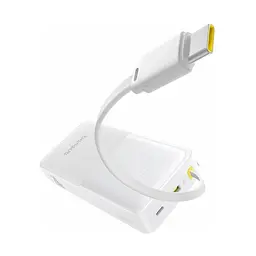 УМБ Baseus Bipow 2 20000mAh QC+PD 20W White (P10077101213-01) - мініатюра 2