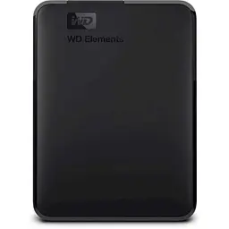 Зовнішній жорсткий диск Western Digital 1Tb WD Elements Black (WDBUZG0010BBK-WESN)