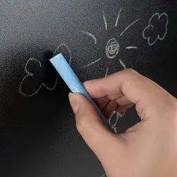 Магнітна дошка 4в1 для крейди, для розвитку та творчості дитини з набором цифр 40х40 см. 25571 - мініатюра 6