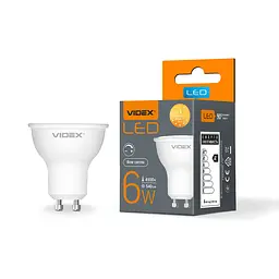 LED-лампа Videx MR16еD 6W GU10 4100K димована (27083-000)