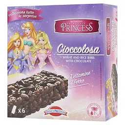 Батончик Dolci Preziosi Principesse Пшенично-рисовий з какао, шоколадом і витамінами 120 г (6 шт. х 20 г) - мініатюра 3