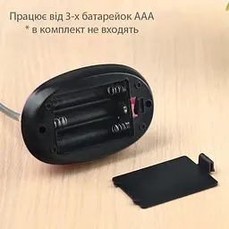 Настільна лампа світлодіодна рожева LED DESK Light X-7188 лід світильник на стіл на батарейках 3хААА - мініатюра 7