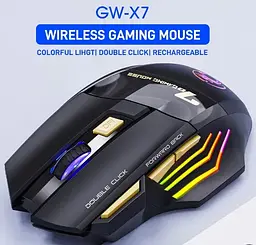 Ігрова миша iMice GW-X7 перезаряджається, тиха бездротова ергономічна мишка - мініатюра 4