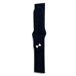Ремінець Silicone 22 мм Watch Gear S3/ Watch 46 мм/Xiaomi Amazfit Blue Dark L
