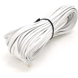 Патч-корд телефонний 30м RJ11 (6P4C) Voltronic (PC-30,0W)