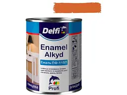 Емаль алкідна ПФ-115 DELFI помаранчева 900г
