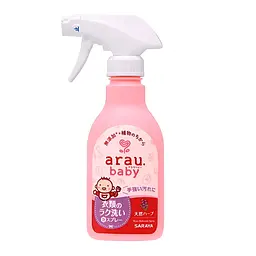 Спрей для швидкого виведення плям з дитячого одягу Foam Spray Arau Baby 280 мл - мініатюра 1