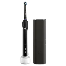 Електрична зубна щітка Oral-B Pro 750 D16.513.1UX типу 3756, з чохлом для зберігання, чорний - мініатюра 2