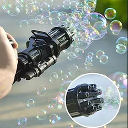 Кулемет для мильних бульбашок Bubble Fun Blaster чорний (1437432953) - мініатюра 5