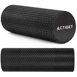 Масажний ролик Actiget PEVA 45 x 15 см (валик, роллер) ACT0102 Black - мініатюра 3