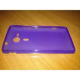 Чохол-накладка для Sony Xperia SP M35h/M35C/C530X/C5302/C5303 силіконовий фіолетовий - мініатюра 2