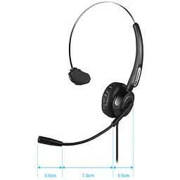 Навушники Sandberg USB Office Headset Pro Mono з мікрофоном - мініатюра 4