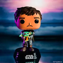 Ігрова фігурка Funko Pop, Мандолорець з Грогу, 9,6 см (54525) - мініатюра 5
