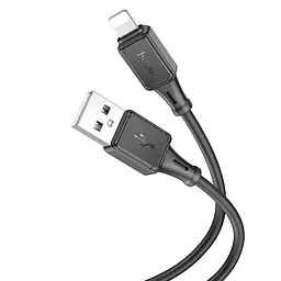 Кабель Hoco X101 Assistant silicone charging data cable iP Black