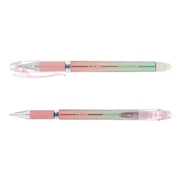 Ручка гелева Buromax Gloss Пиши-стирай з гумовим гріпом синя 0.5 мм упаковка 12 шт. (BM.8312-01) - мініатюра 3