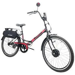 Електровелосипед Mustang 24 дюйми 500W 36V 18Ah червоний