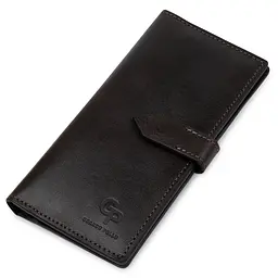 Чоловіче шкіряне портмоне GRANDE PELLE 9х18х1 см acs0018641