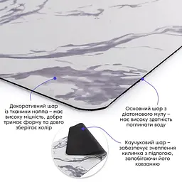 Вологопоглинаючий килимок 50х80х3мм SW-00001890