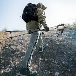 Трекінгова палиця 3-секційна Naturehike ST06 NH17D006-D, 60-120 см, біла - мініатюра 8