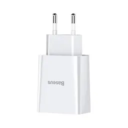 Зарядний пристрій Baseus Speed Mini Dual U 2USB 2.1A 10.5W Travel Charge White (CCFS-R02) - мініатюра 4