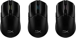 Комп'ютерна миша HyperX Pulsefire Haste 2 RGB USB-A/WL/BT чорний teh0013996 - мініатюра 8