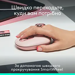 Миша Logitech POP with emoji Rose (L910-007413) - мініатюра 3